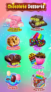 Chocolate Pop It Desserts screenshot