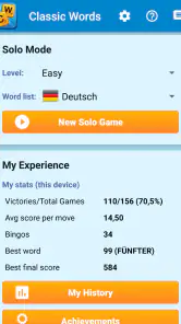 Classic Words Plus (Deutsch) screenshot