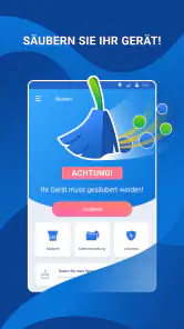 Cleaner Speicher reinigen VPN screenshot