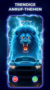 Color phone: Anrufbildschirm screenshot