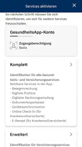 Continentale GesundheitsApp screenshot
