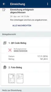 Continentale GesundheitsApp screenshot