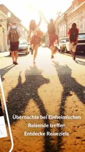 Couchsurfing Reise-App screenshot