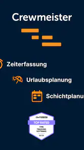 Crewmeister Zeiterfassung screenshot