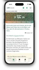 CSV-Kalender screenshot