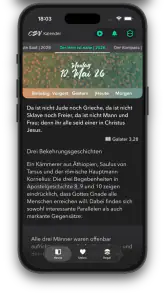 CSV-Kalender screenshot