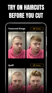 Cuttr AI Men's Haircut & Style screenshot