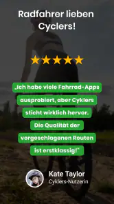 Cyclers: Fahrrad Navi & Karte screenshot