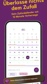 cyclotest App Periodenkalender screenshot