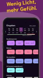 cyclotest App Periodenkalender screenshot