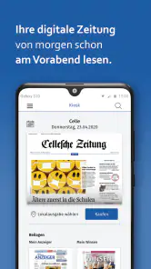 CZ E-Paper screenshot