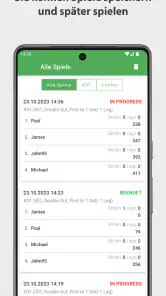 Dart Rechner App Punkte Zähler screenshot