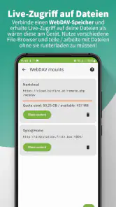 DAVx⁵ – CalDAV CardDAV WebDAV screenshot