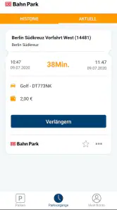 DB BahnPark screenshot