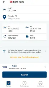 DB BahnPark screenshot