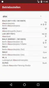 DB Betriebsstellen screenshot