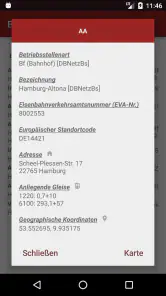 DB Betriebsstellen screenshot