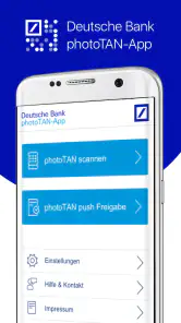 Deutsche Bank photoTAN screenshot
