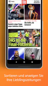 Deutsche Zeitungen screenshot