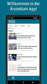 Deutsches Ärzteblatt screenshot