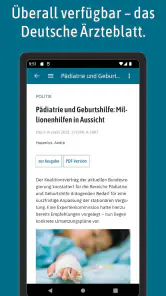 Deutsches Ärzteblatt screenshot