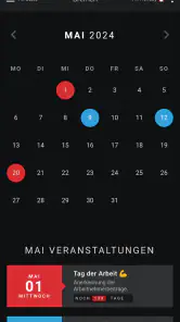 Deutschland Feiertag Kalendar screenshot