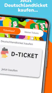 Deutschlandticket App screenshot
