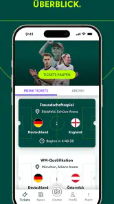 DFB Event-App screenshot