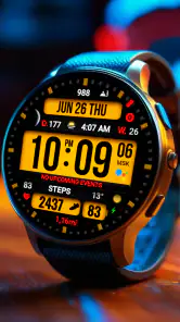 Dgt BigMod Informer Watch face screenshot
