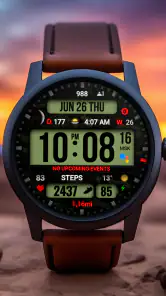 Dgt BigMod Informer Watch face screenshot