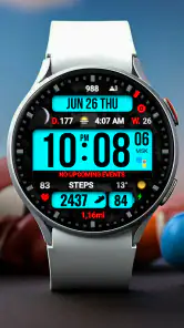 Dgt BigMod Informer Watch face screenshot