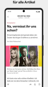 DIE ZEIT E-Paper App screenshot