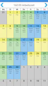 Dienstplan screenshot