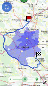 Dieselfahrverbote Routenplaner screenshot