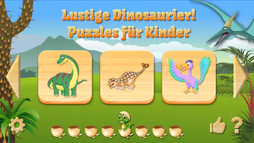 Dino Puzzles, Komplettes Spiel screenshot