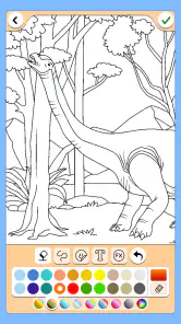 Dinosaurier malen für Kinder screenshot
