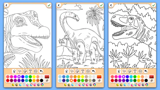 Dinosaurier malen für Kinder screenshot