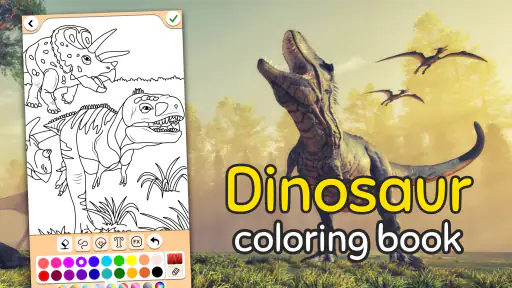 Dinosaurier malen für Kinder screenshot