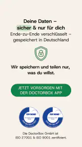 DoctorBox – Vorsorge App screenshot