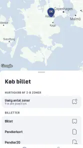 DOT Billetter screenshot