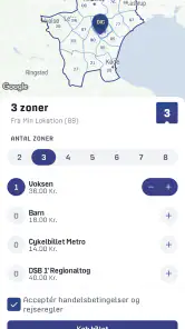 DOT Billetter screenshot