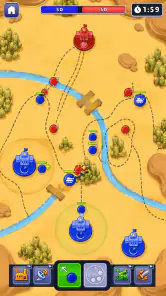 Dots Commander: RTS War screenshot