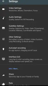 Droid Dashcam - Auto-DVR screenshot