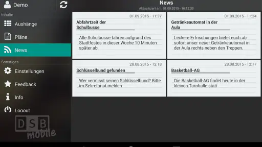 DSBmobile screenshot