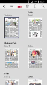 Rhein-Zeitung E-Paper & News screenshot