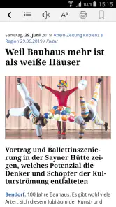 Rhein-Zeitung E-Paper & News screenshot