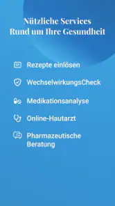 E-Rezept & Apotheke apo.com screenshot