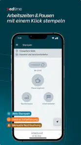 edtime Mitarbeiter-App screenshot