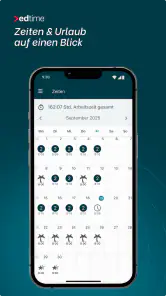 edtime Mitarbeiter-App screenshot