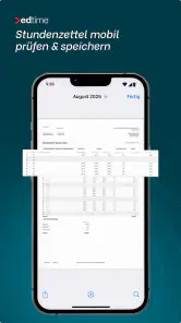 edtime Mitarbeiter-App screenshot